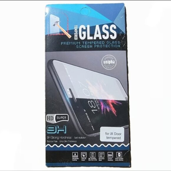 NWT Premium Tempered Glass Screen Protector Phone Accessory iPhone X 9H Strong